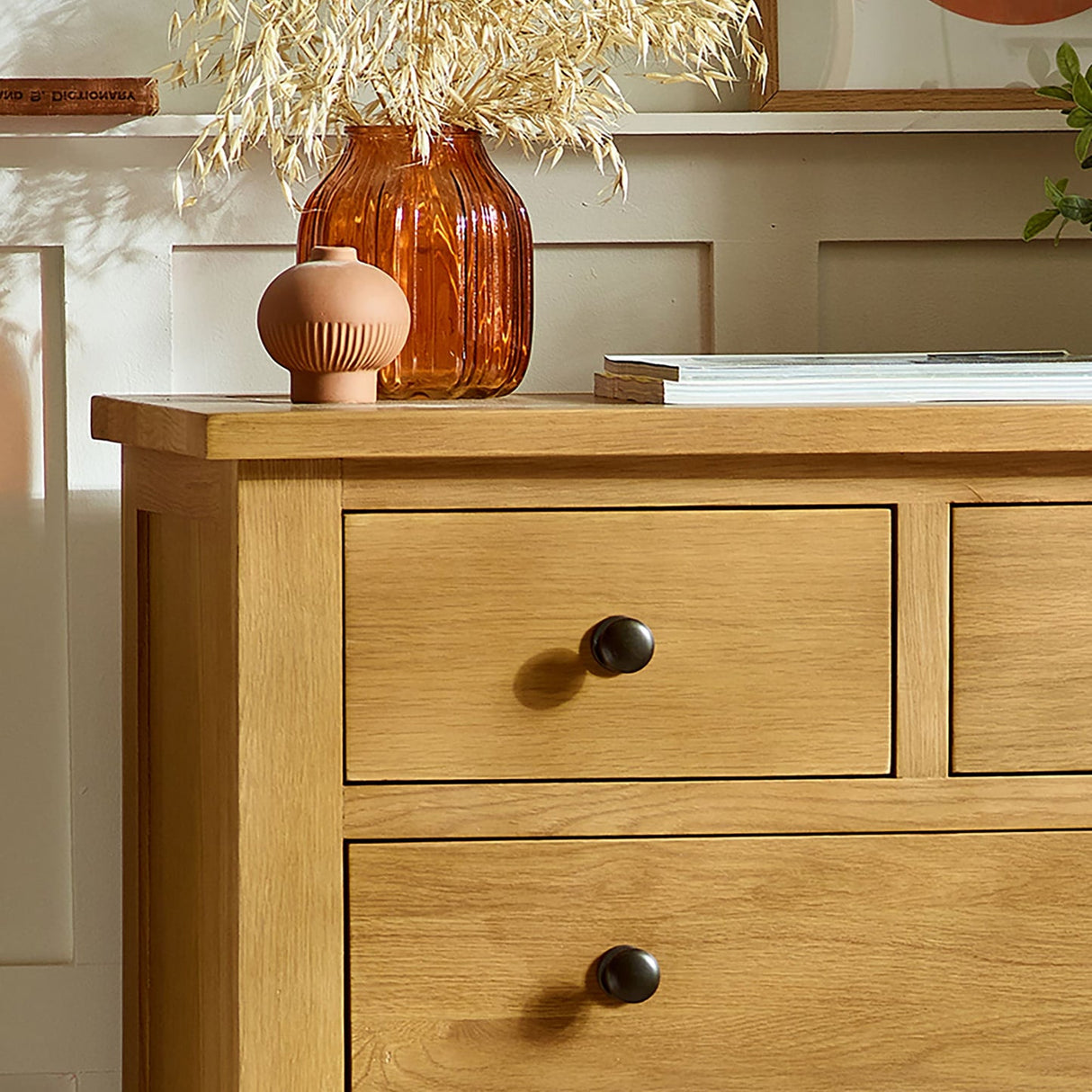 Wooden Chest Of 6 Drawers - Marlborough