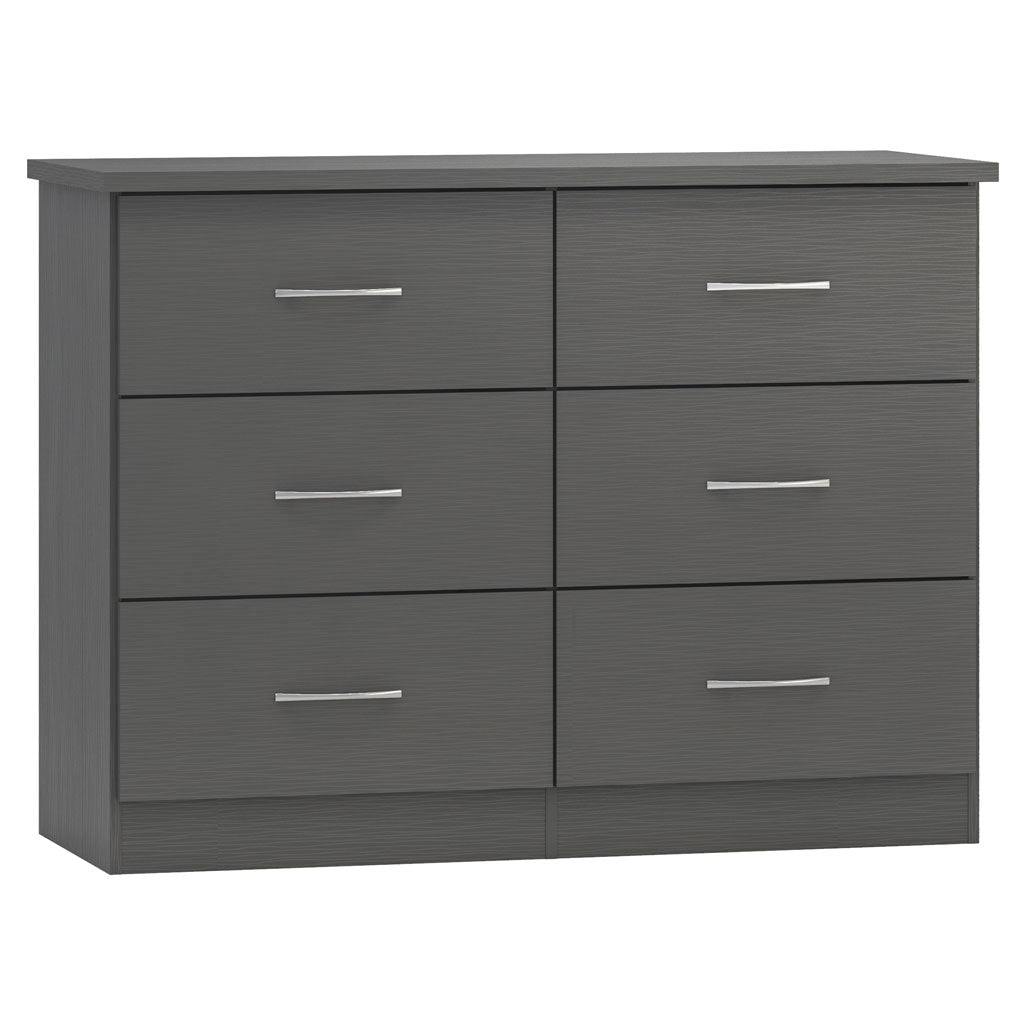 Wooden Chest Of 6 Drawers - Nevada