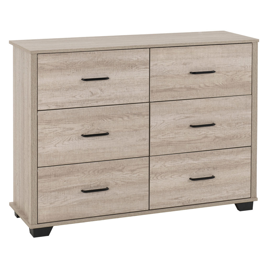Wooden Chest Of 6 Drawers - Oliver