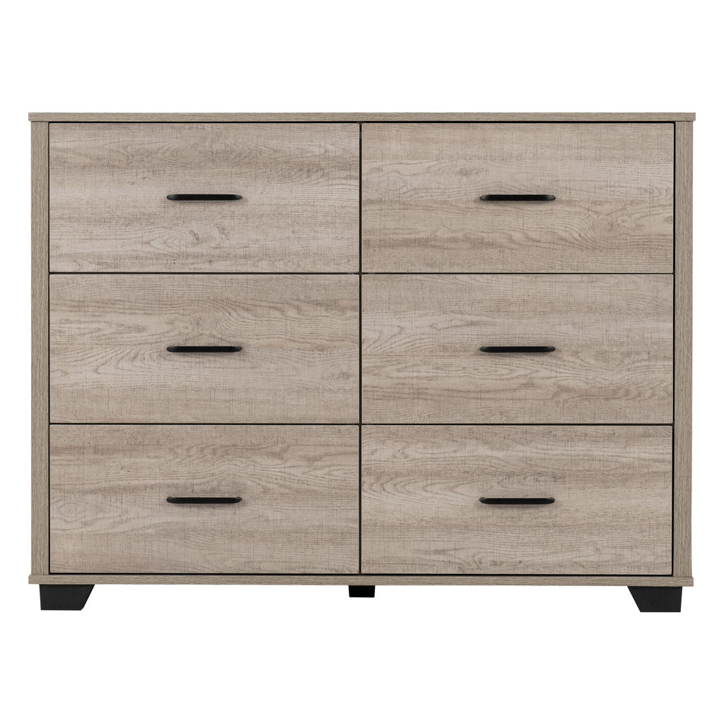 Wooden Chest Of 6 Drawers - Oliver