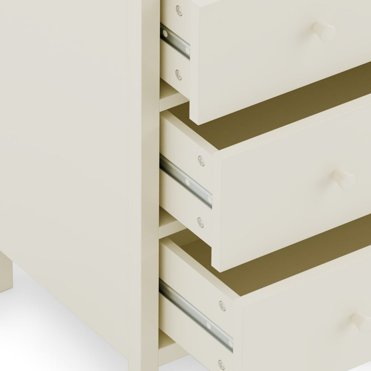 Wooden Chest Of 6 Drawers Wide - Coxmoor