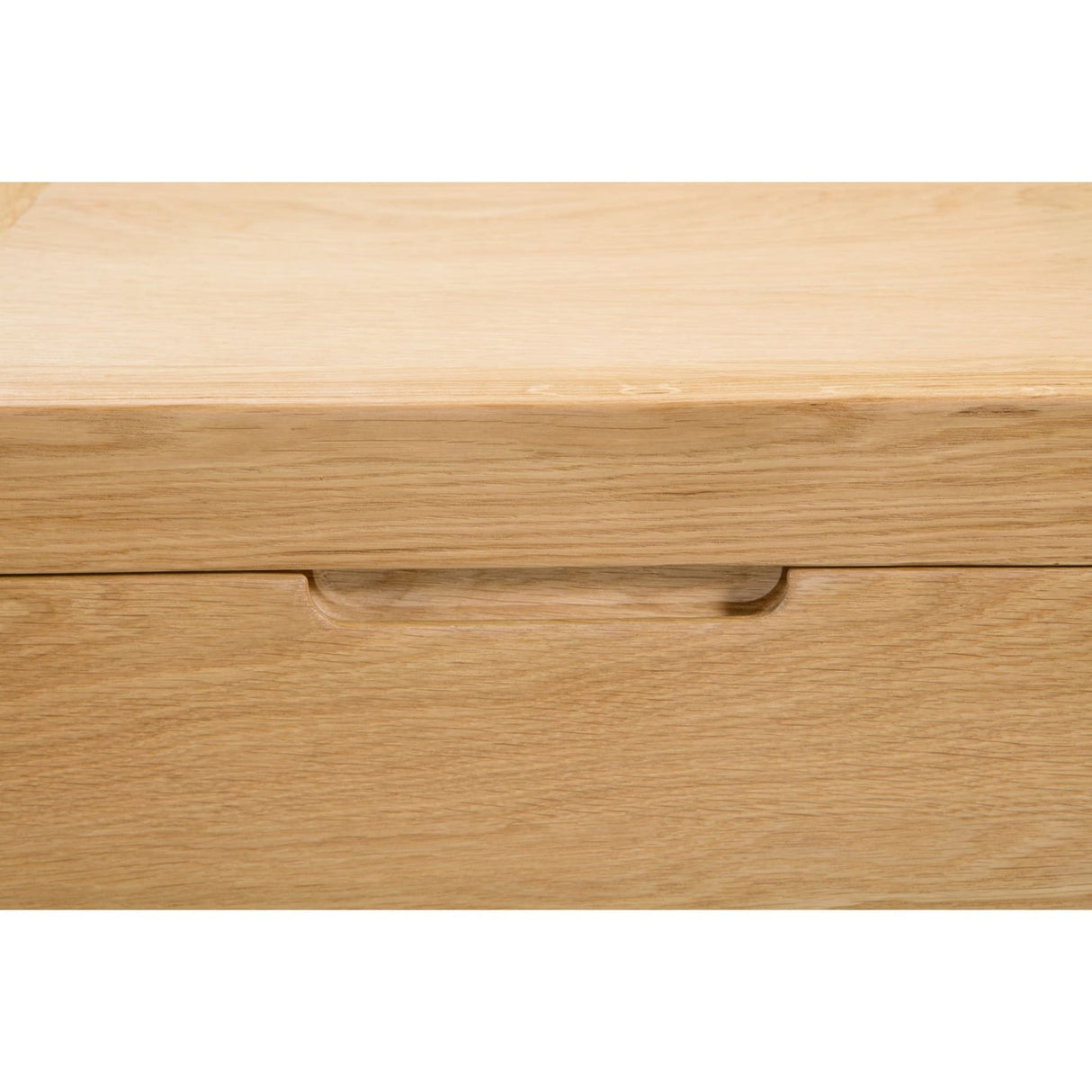 Wooden Chest Of 6 Drawers Wide - Curve