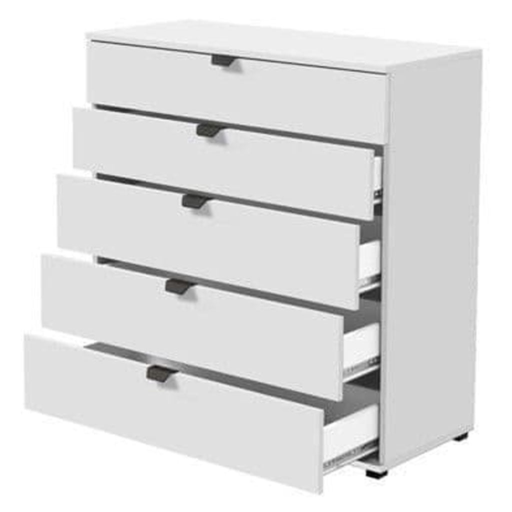 Wooden Chest Of 6 Drawers Wide - Lima