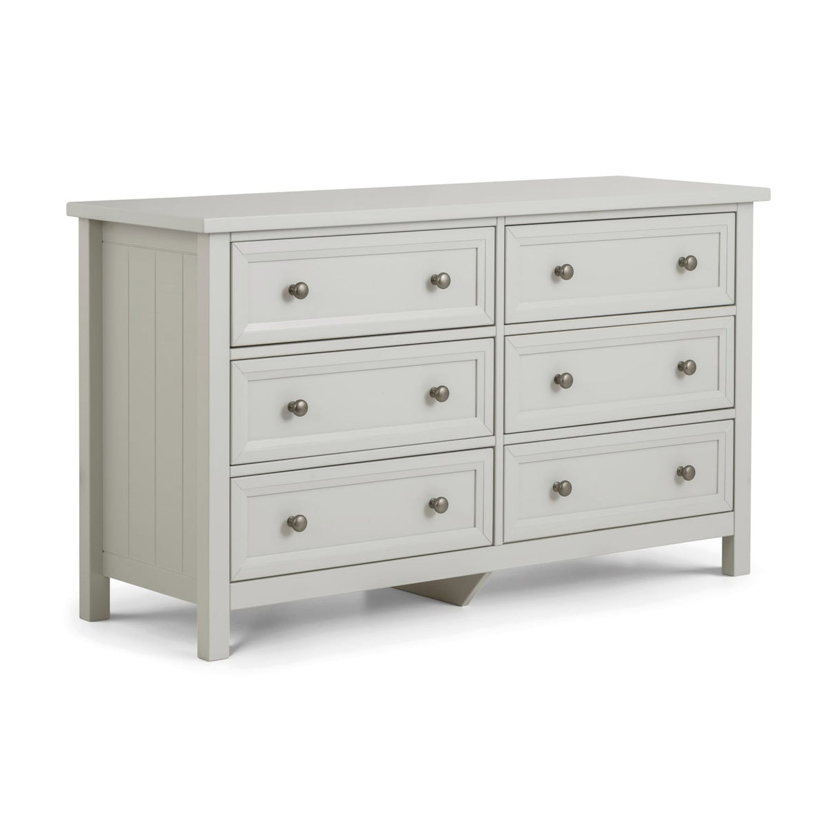 Wooden Chest Of 6 Drawers Wide - Maine