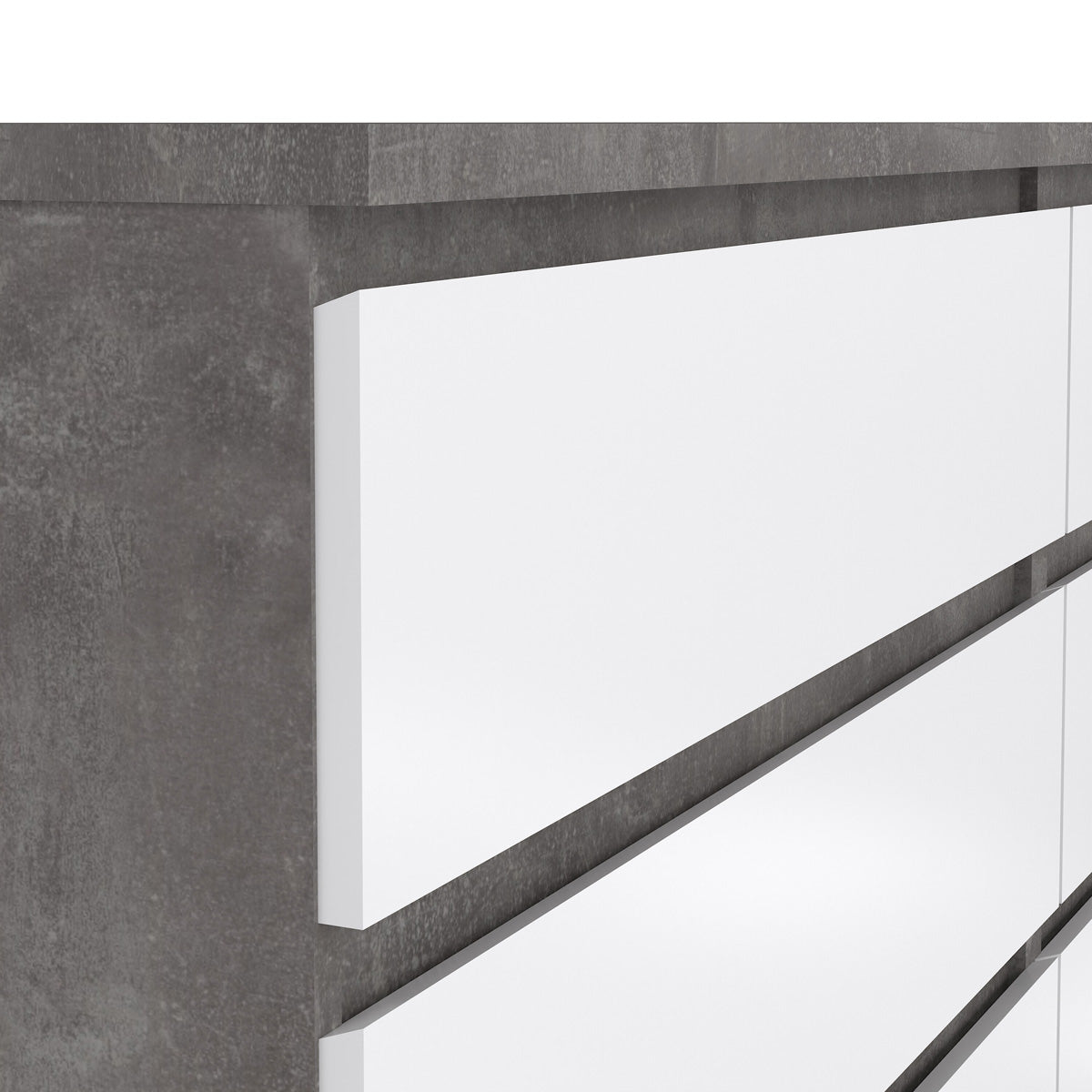 Wooden Chest Of 6 Drawers Wide - Naia