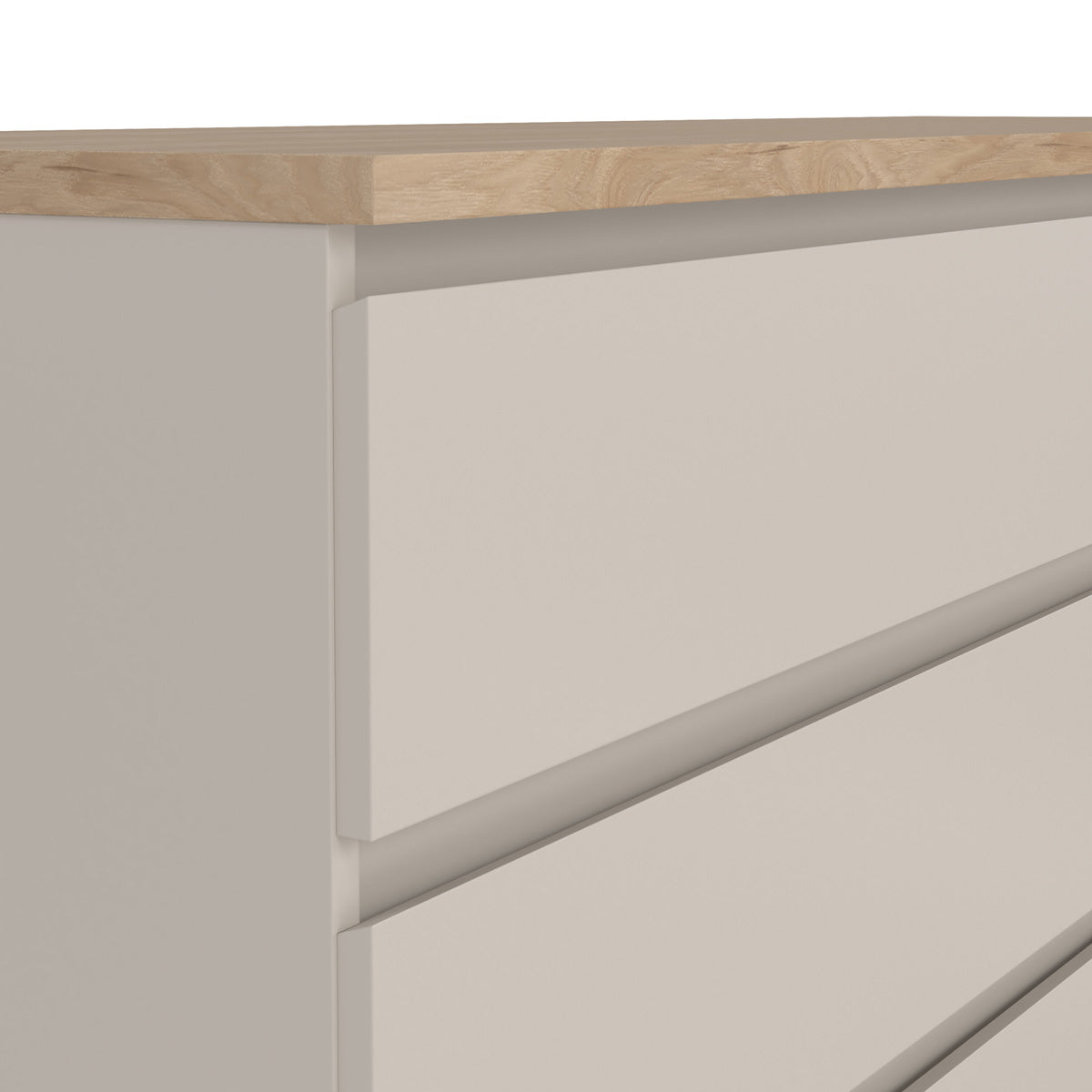 Wooden Chest Of 6 Drawers Wide - Naia