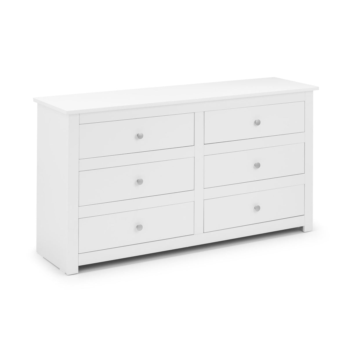 Wooden Chest Of 6 Drawers Wide - Radley
