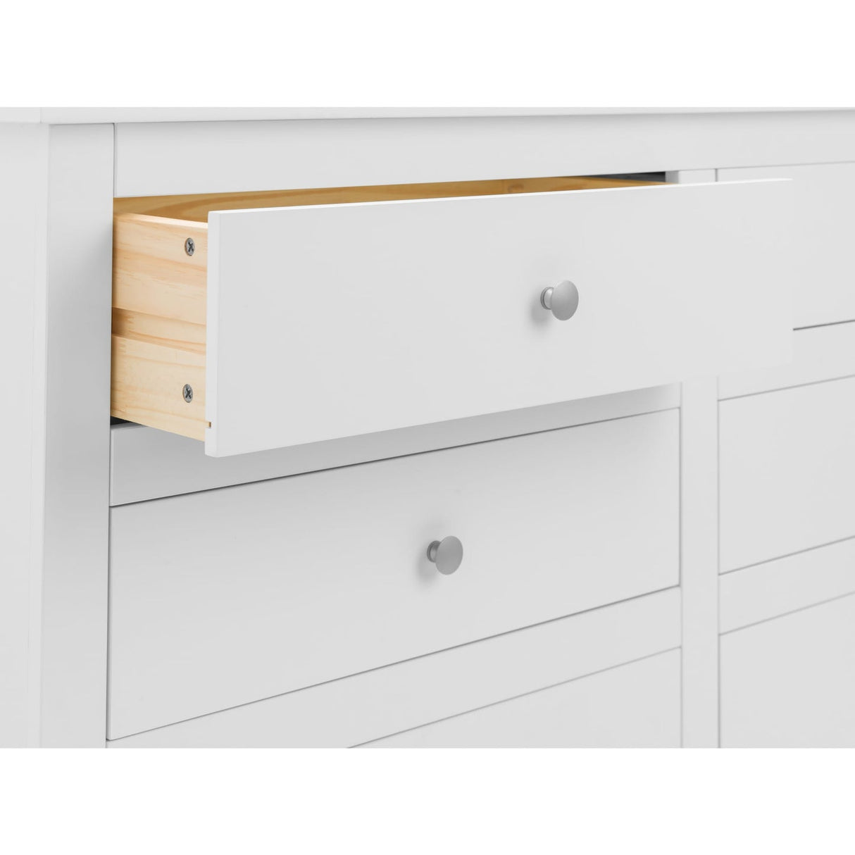 Wooden Chest Of 6 Drawers Wide - Radley