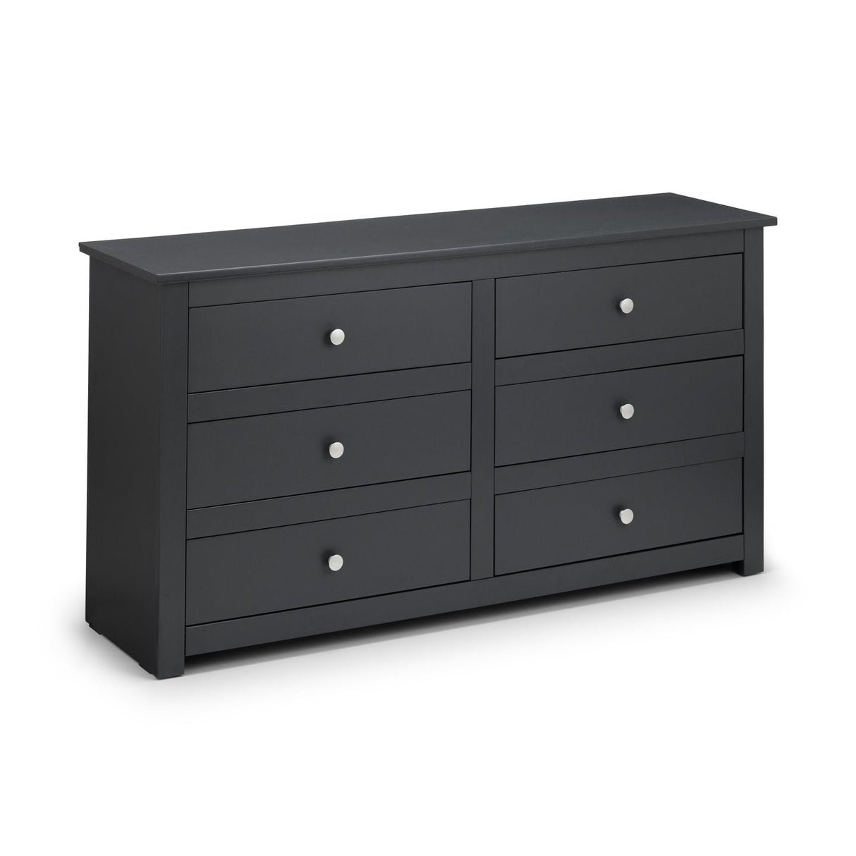 Wooden Chest Of 6 Drawers Wide - Radley
