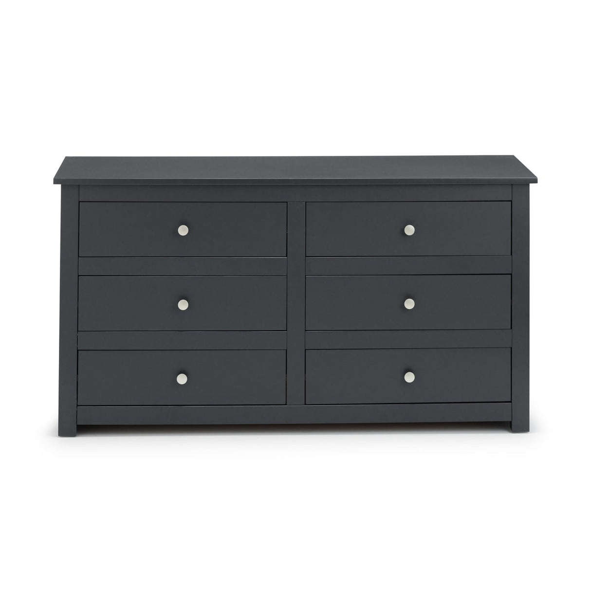 Wooden Chest Of 6 Drawers Wide - Radley