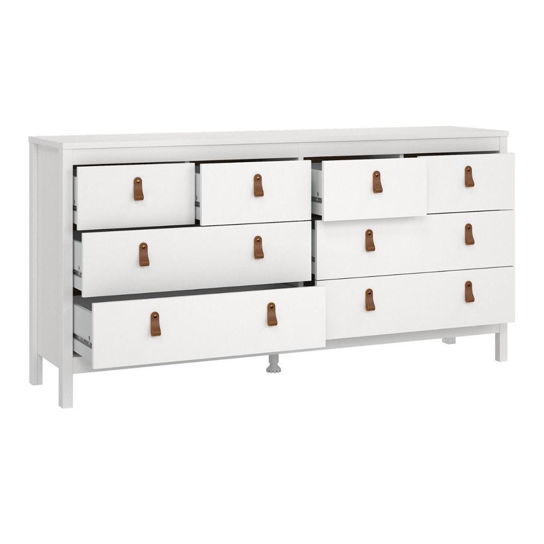 Wooden Chest Of 8 Drawers Double Dresser - Barcelona