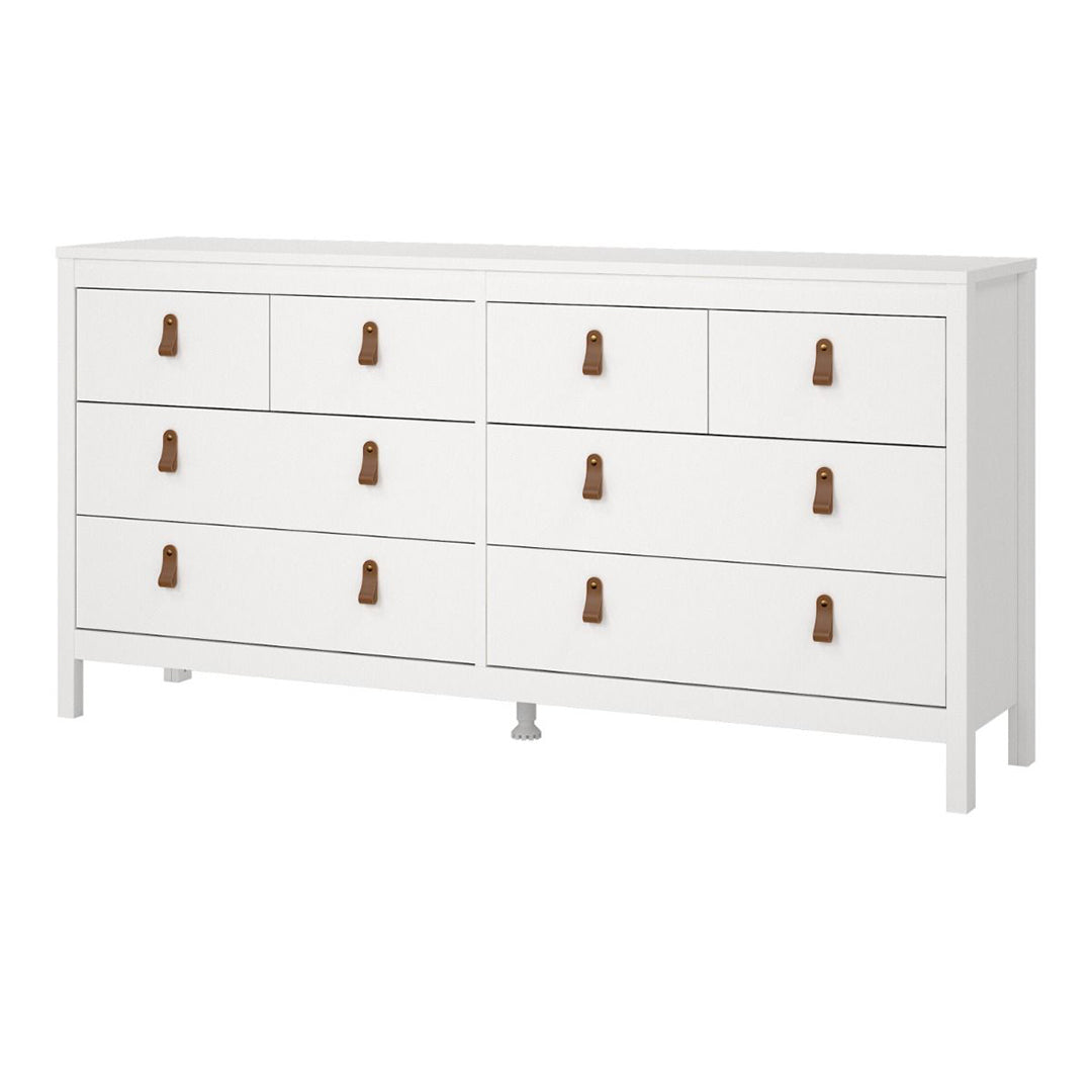 Wooden Chest Of 8 Drawers Double Dresser - Barcelona