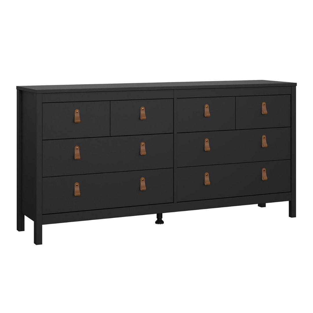 Wooden Chest Of 8 Drawers Double Dresser - Barcelona
