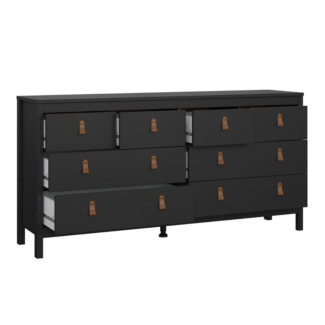 Wooden Chest Of 8 Drawers Double Dresser - Barcelona