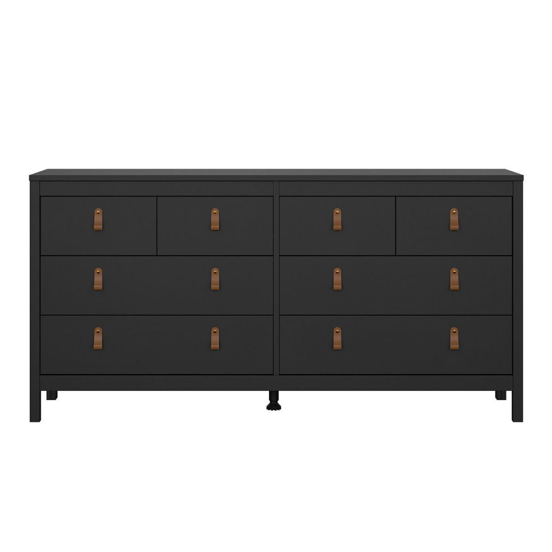 Wooden Chest Of 8 Drawers Double Dresser - Barcelona