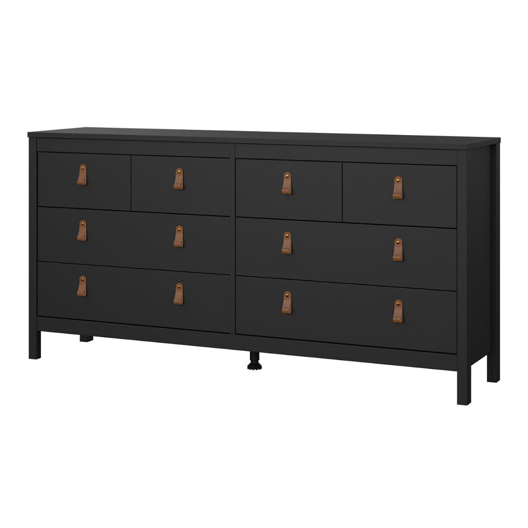 Wooden Chest Of 8 Drawers Double Dresser - Barcelona