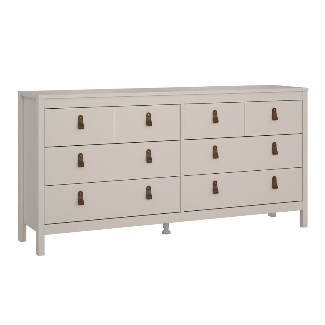 Wooden Chest Of 8 Drawers Double Dresser - Barcelona