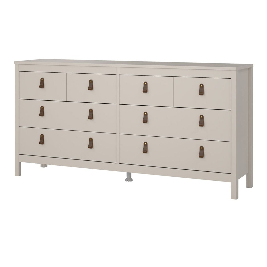 Wooden Chest Of 8 Drawers Double Dresser - Barcelona