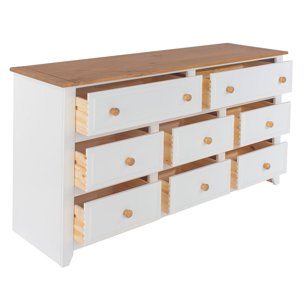 Wooden Chest Of 8 Drawers - Capri