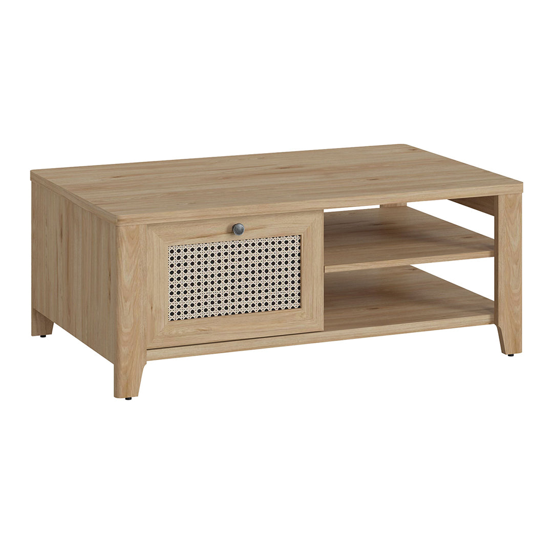 Wooden Coffee Table With 1 Drawer - Cestino