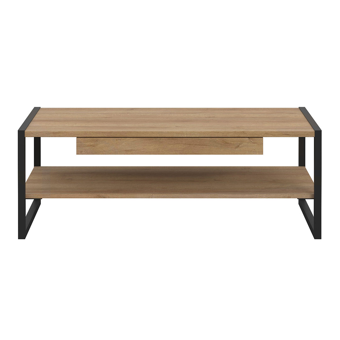 Wooden Coffee Table With 1 Drawer Rectangular - High Rock