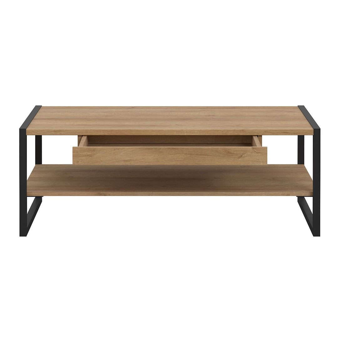 Wooden Coffee Table With 1 Drawer Rectangular - High Rock