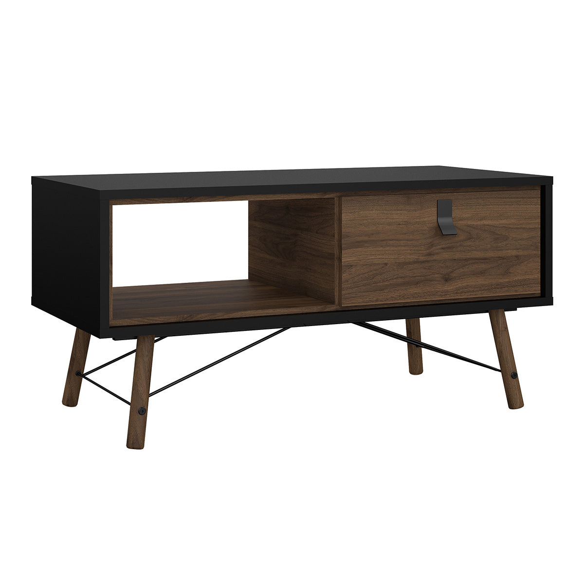 Wooden Coffee Table With 1 Drawer - Ry