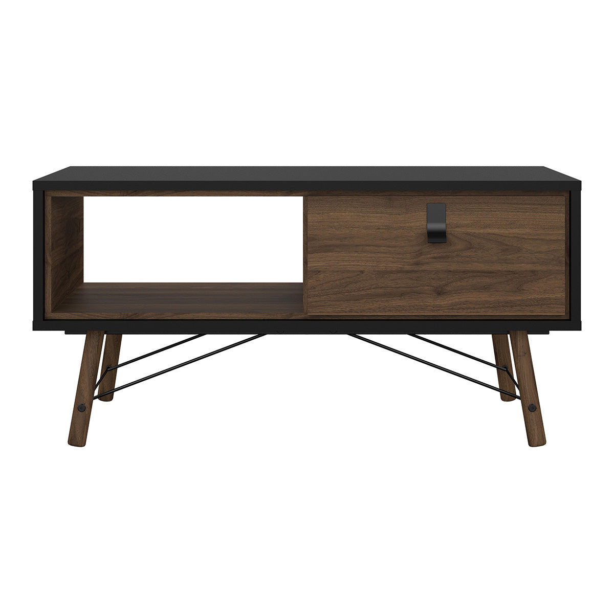Wooden Coffee Table With 1 Drawer - Ry