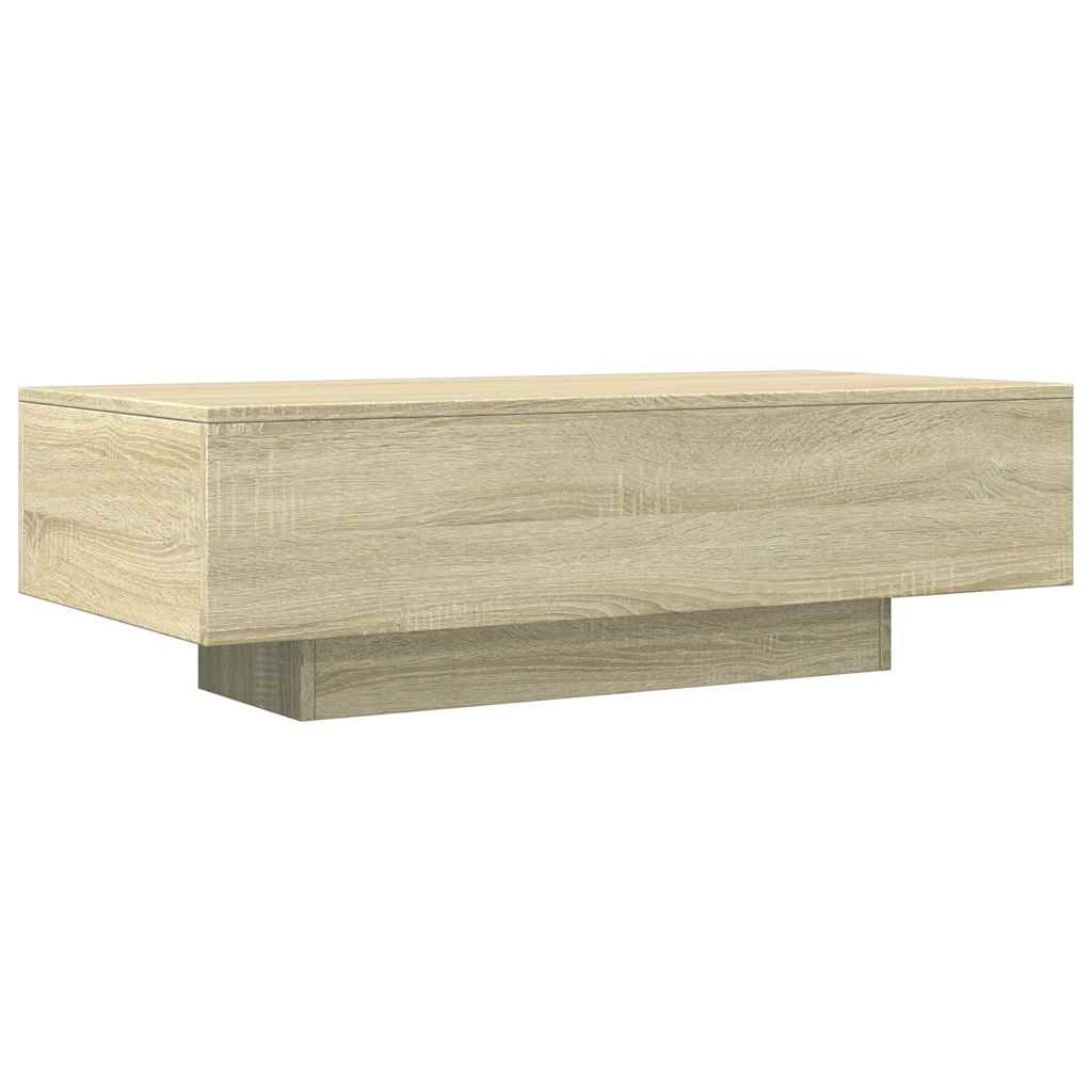 Wooden Coffee Table 100cm Wide Rectangular - Vantage Home