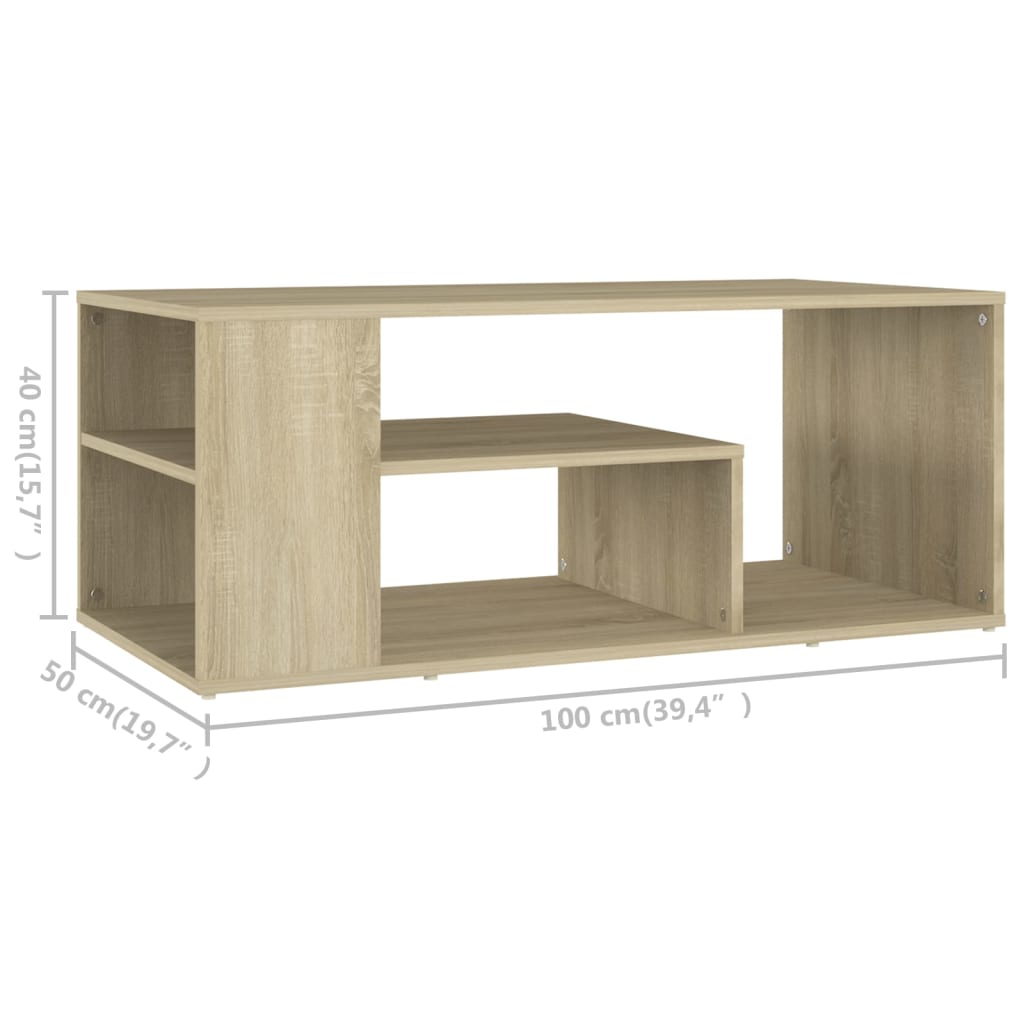 Wooden Coffee Table 100cm Wide - Vantage Home