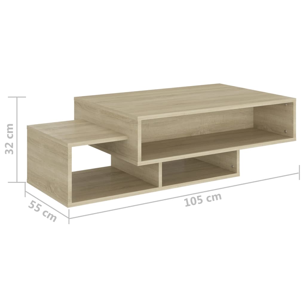 Wooden Coffee Table 105cm Wide - Vantage Home