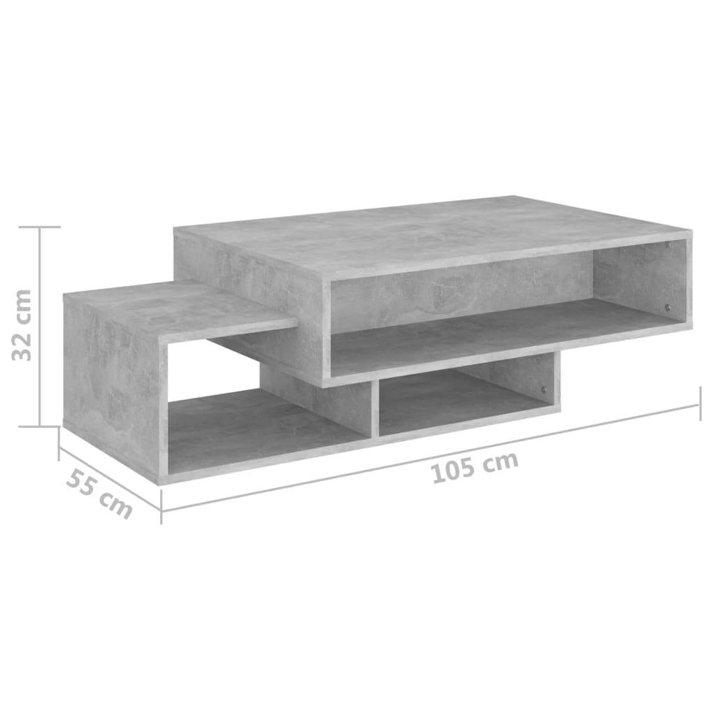 Wooden Coffee Table 105cm Wide - Vantage Home