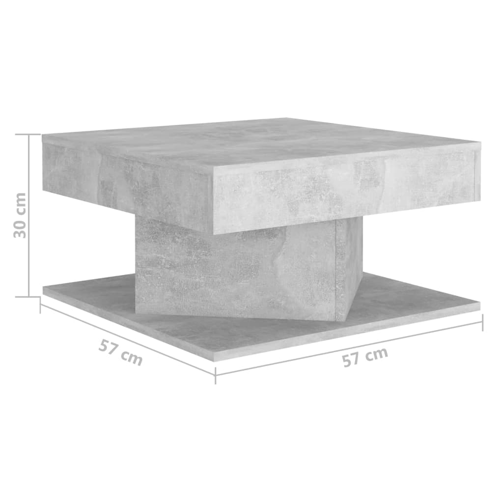 Wooden Coffee Table 57cm Wide Square - Vantage Home
