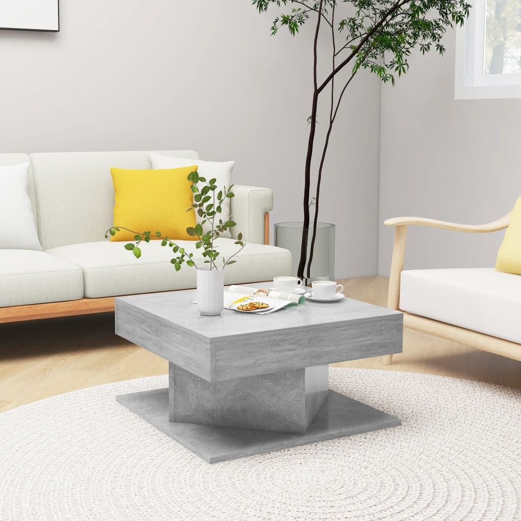 Wooden Coffee Table 57cm Wide Square - Vantage Home