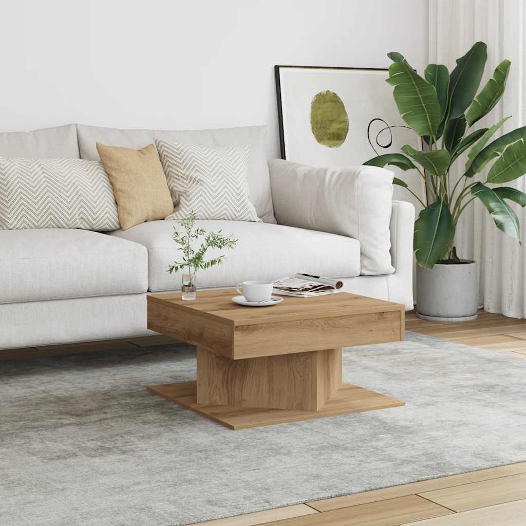 Wooden Coffee Table 57cm Wide Square - Vantage Home