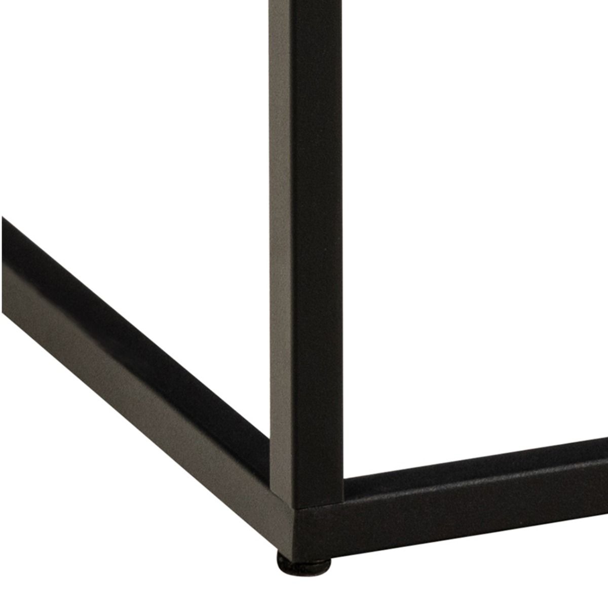 Wooden Coffee Table 60cm Square in Marble Effect - Barossa