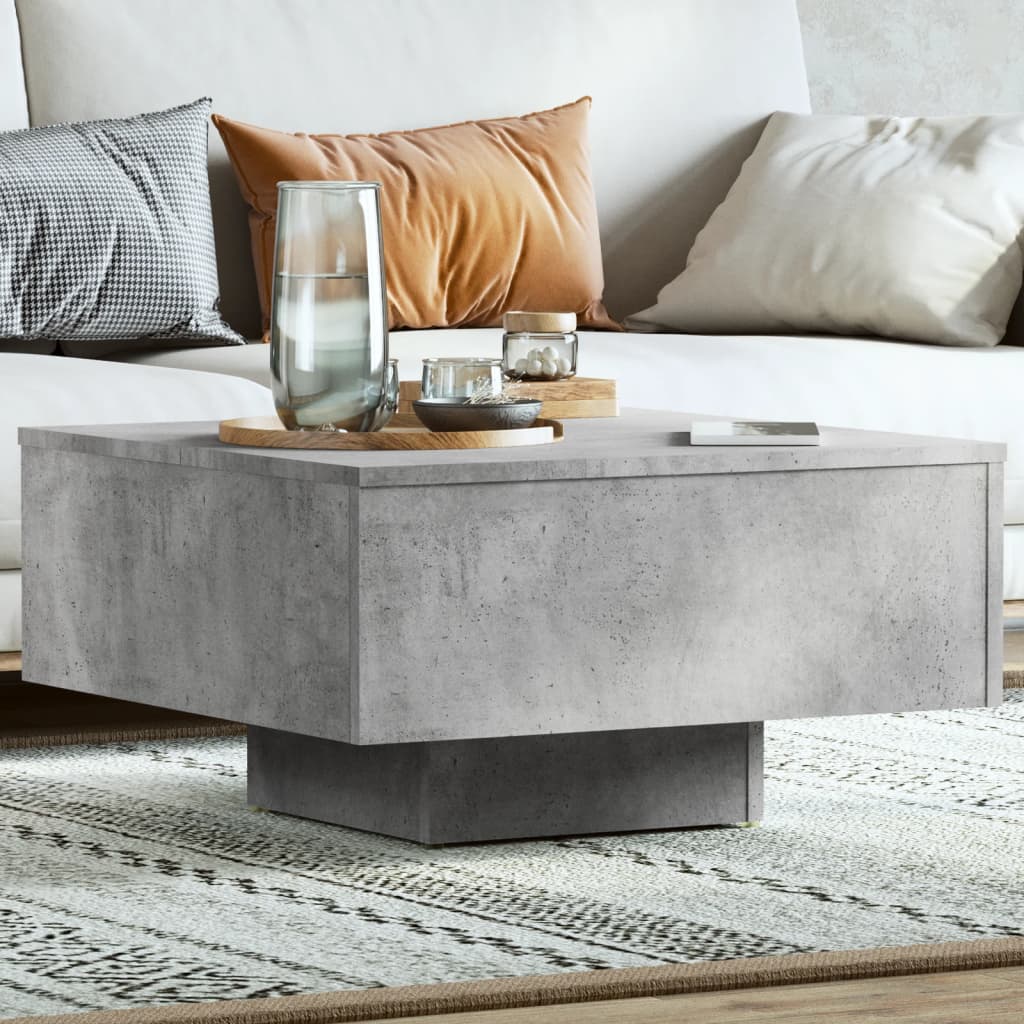 Wooden Coffee Table 60cm Wide Square - Vantage Home