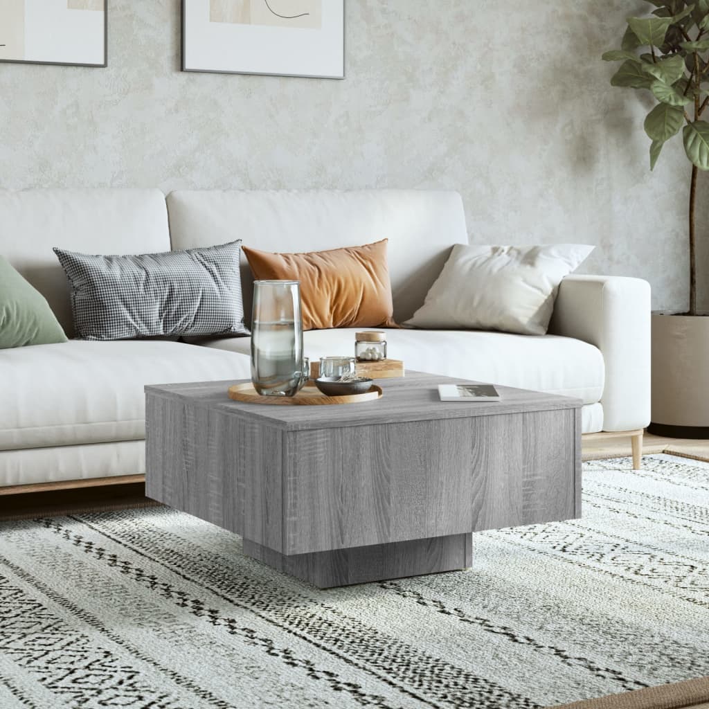 Wooden Coffee Table 60cm Wide Square - Vantage Home