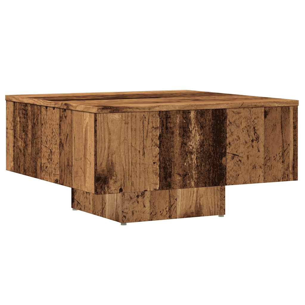 Wooden Coffee Table 60cm Wide Square - Vantage Home