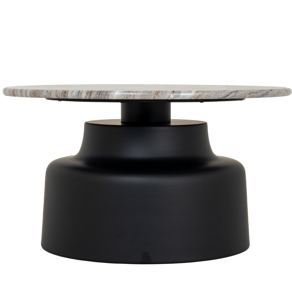 Wooden Coffee Table 72cm Wide Round - Oura