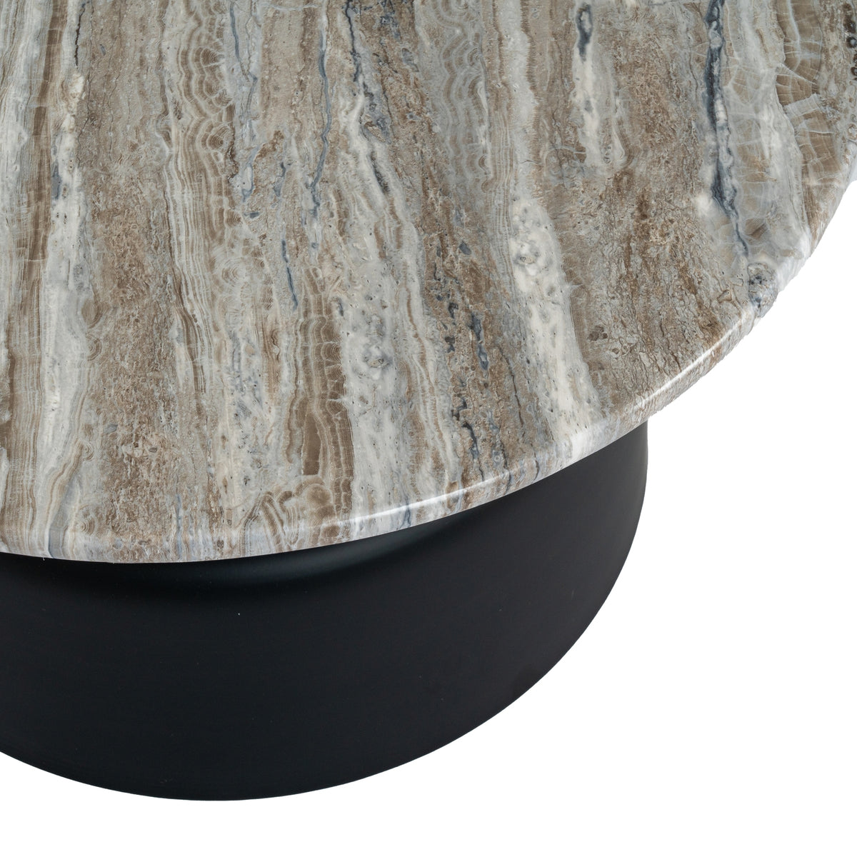 Wooden Coffee Table 72cm Wide Round - Oura