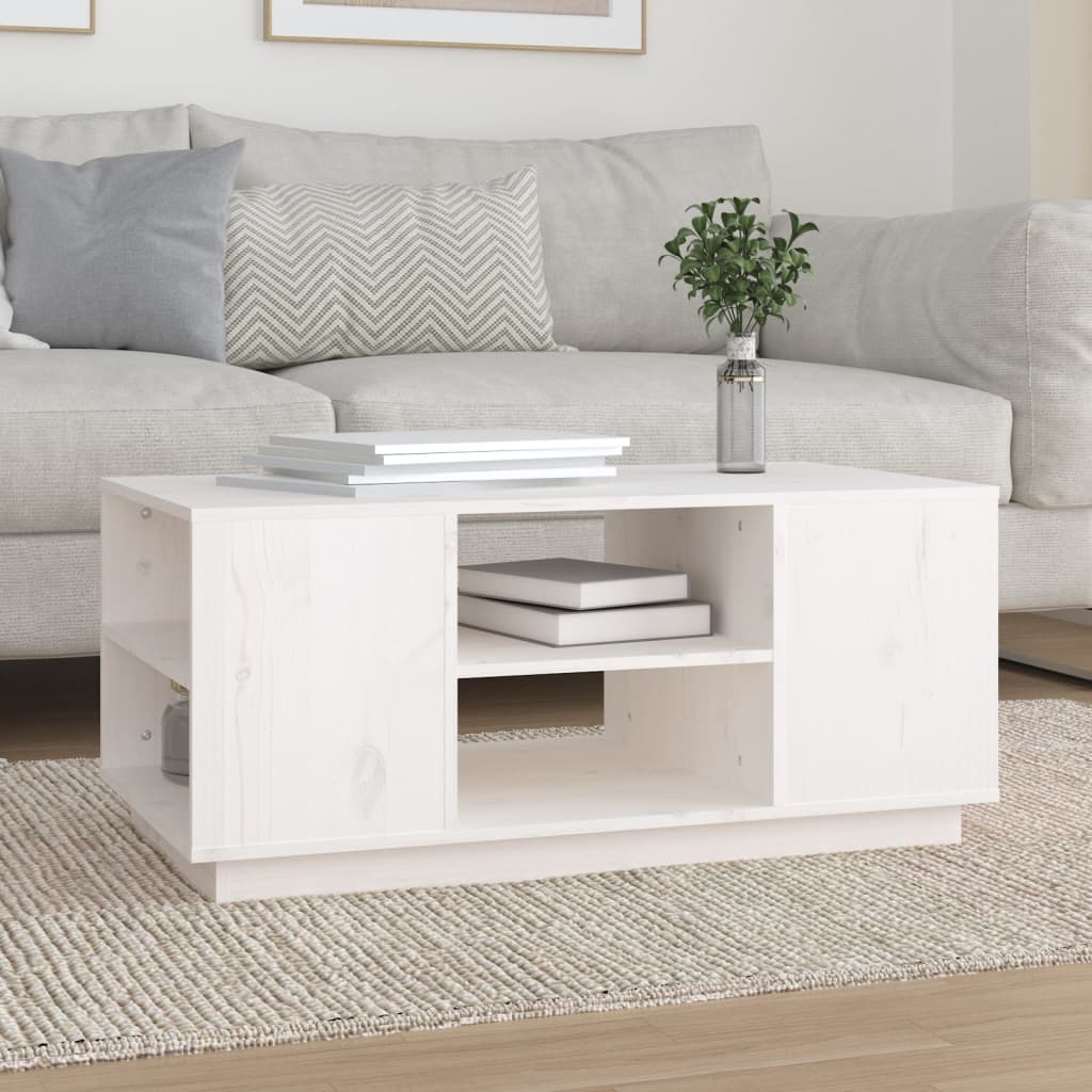 Wooden Coffee Table 90cm Wide - Vantage Home