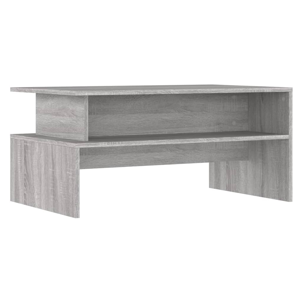 Wooden Coffee Table 90cm Wide With Shelf - Vantage Home
