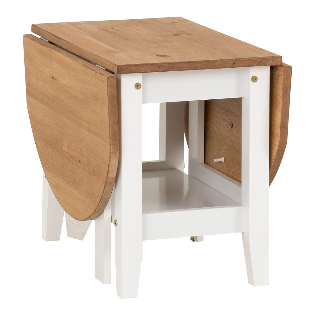 Wooden Coffee Table Drop Leaf - Santos