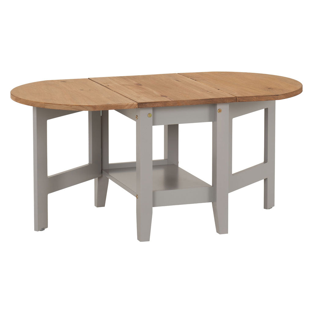 Wooden Coffee Table Drop Leaf - Santos