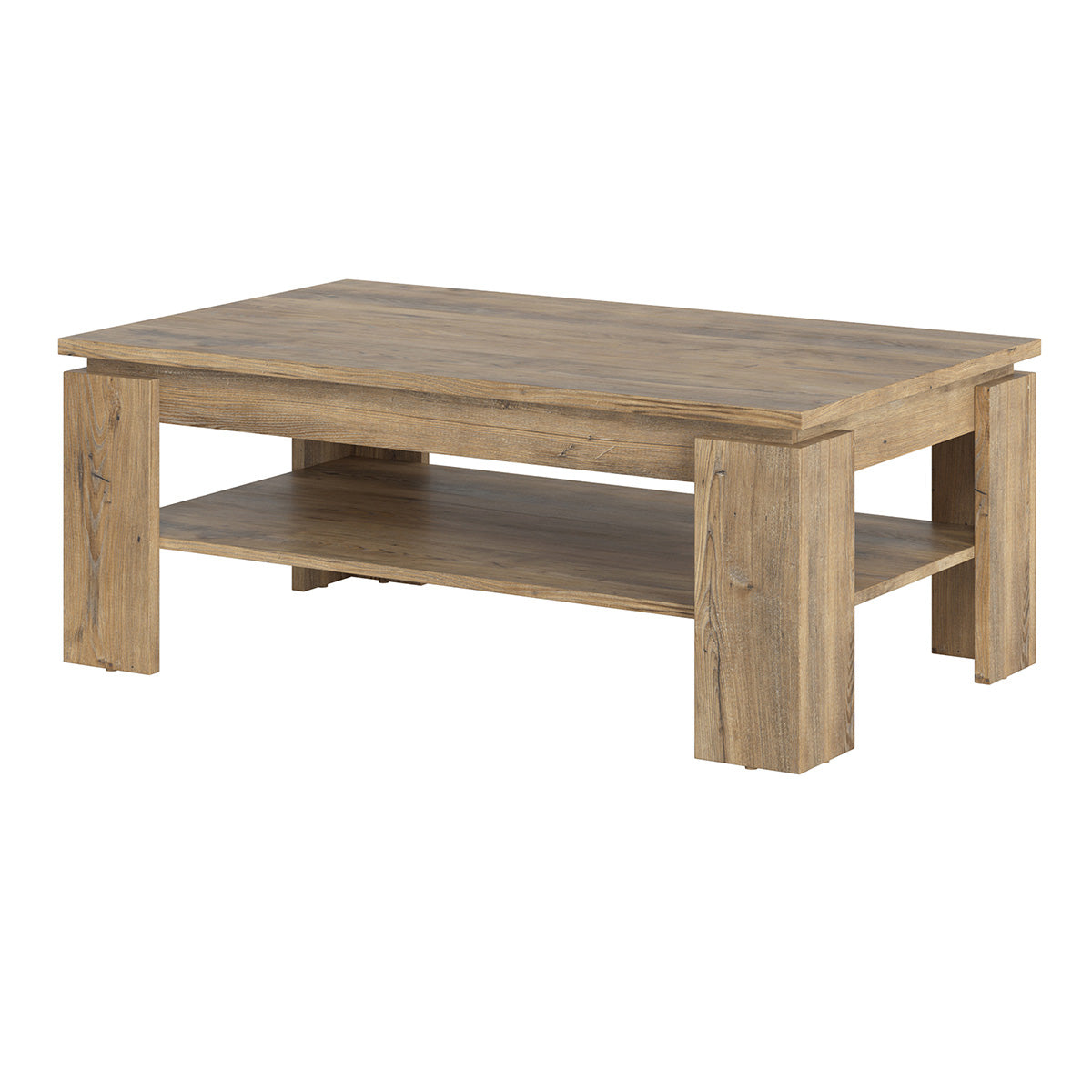 Wooden Coffee Table Large Rectangular - Rapallo