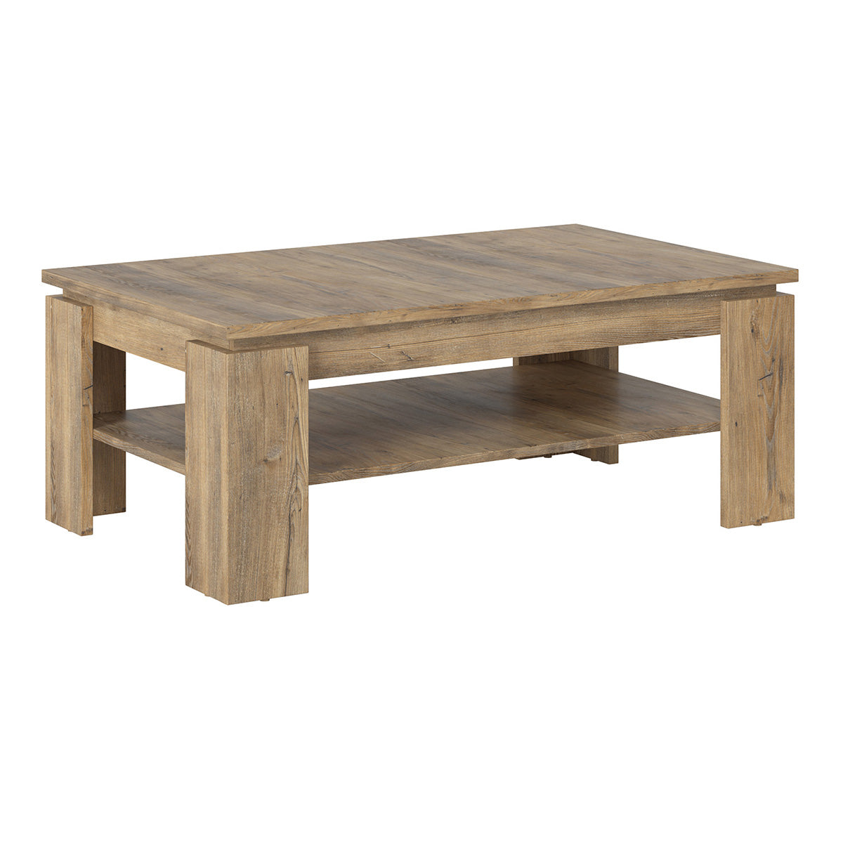 Wooden Coffee Table Large Rectangular - Rapallo
