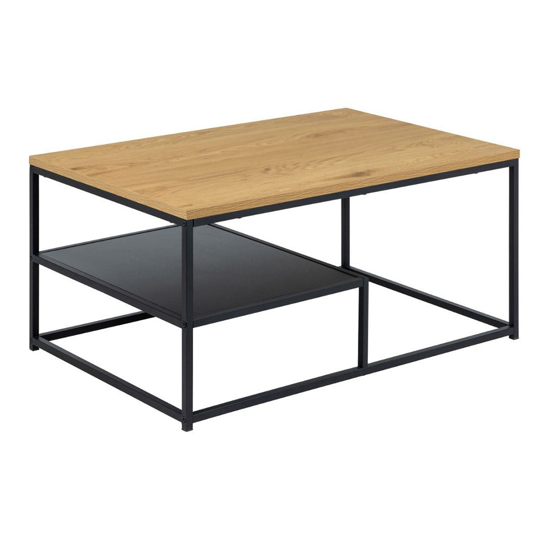 Wooden Coffee Table With Open Shelf - Gila