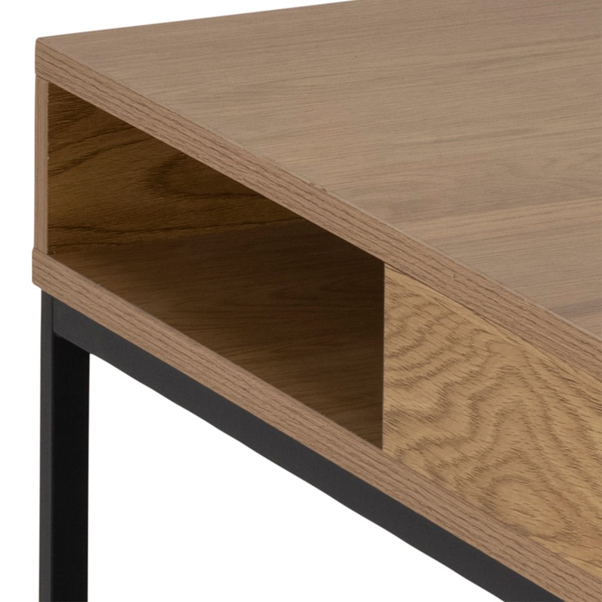 Wooden Coffee Table With Open Storage - Willford