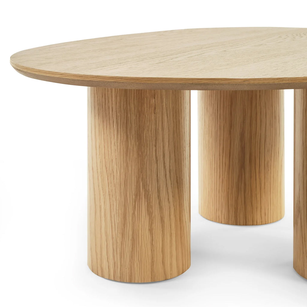 Wooden Coffee Table Oval - Anya